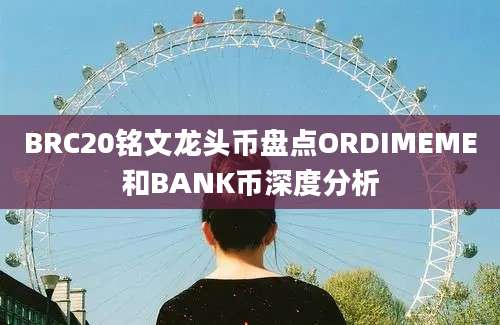 BRC20铭文龙头币盘点ORDIMEME和BANK币深度分析