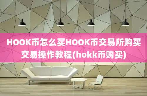 HOOK币怎么买HOOK币交易所购买交易操作教程(hokk币购买)