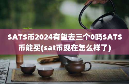 SATS币2024有望去三个0吗SATS币能买(sat币现在怎么样了)