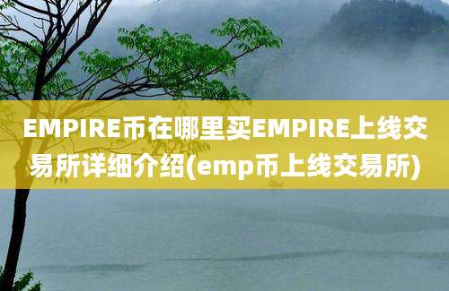 EMPIRE币在哪里买EMPIRE上线交易所详细介绍(emp币上线交易所)