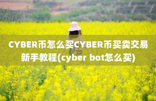 CYBER币怎么买CYBER币买卖交易新手教程(cyber bot怎么买)