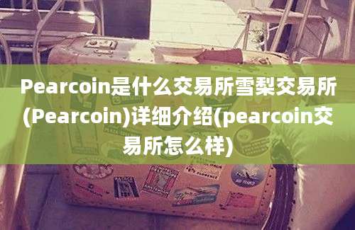 Pearcoin是什么交易所雪梨交易所(Pearcoin)详细介绍(pearcoin交易所怎么样)