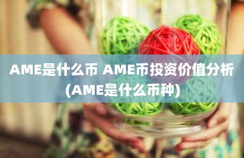 AME是什么币 AME币投资价值分析(AME是什么币种)