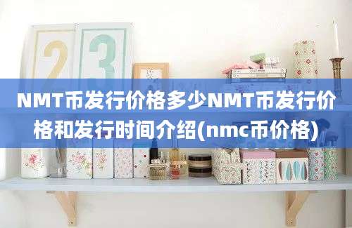 NMT币发行价格多少NMT币发行价格和发行时间介绍(nmc币价格)