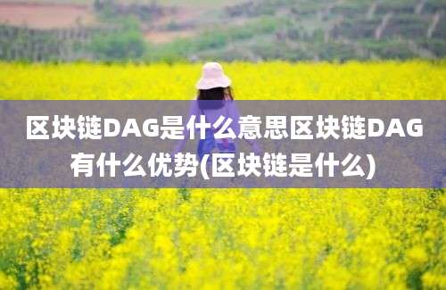 区块链DAG是什么意思区块链DAG有什么优势(区块链是什么)