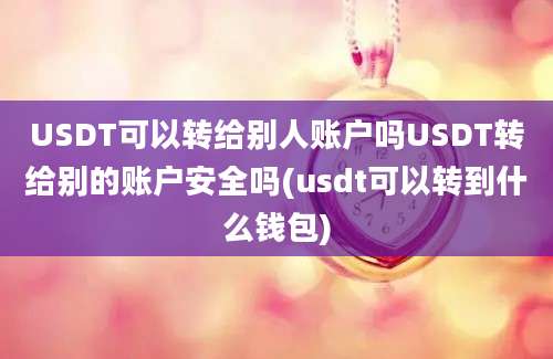 USDT可以转给别人账户吗USDT转给别的账户安全吗(usdt可以转到什么钱包)