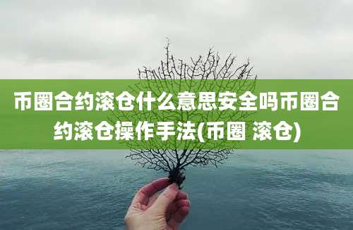 币圈合约滚仓什么意思安全吗币圈合约滚仓操作手法(币圈 滚仓)