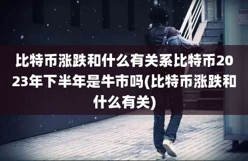 比特币涨跌和什么有关系比特币2023年下半年是牛市吗(比特币涨跌和什么有关)