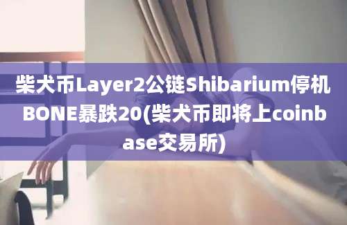 柴犬币Layer2公链Shibarium停机BONE暴跌20(柴犬币即将上coinbase交易所)