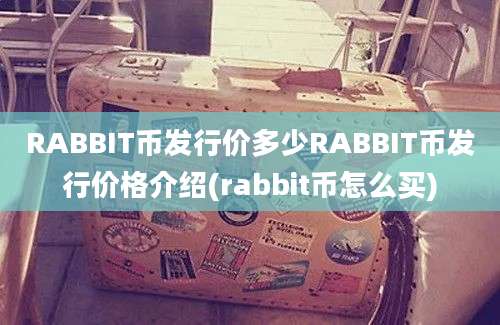 RABBIT币发行价多少RABBIT币发行价格介绍(rabbit币怎么买)