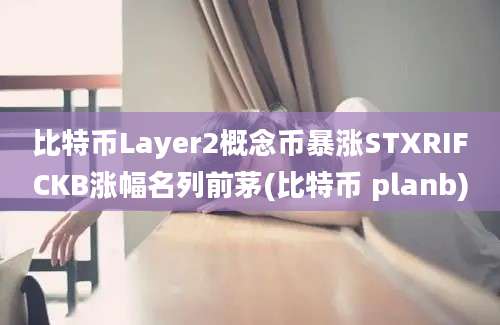 比特币Layer2概念币暴涨STXRIFCKB涨幅名列前茅(比特币 planb)