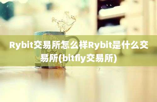 Rybit交易所怎么样Rybit是什么交易所(bitfiy交易所)