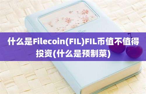 什么是Filecoin(FIL)FIL币值不值得投资(什么是预制菜)