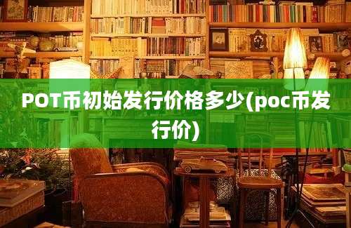 POT币初始发行价格多少(poc币发行价)