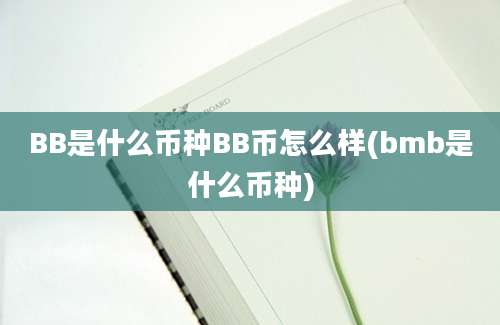 BB是什么币种BB币怎么样(bmb是什么币种)