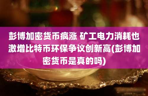 彭博加密货币疯涨 矿工电力消耗也激增比特币环保争议创新高(彭博加密货币是真的吗)