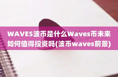 WAVES波币是什么Waves币未来如何值得投资吗(波币waves前景)