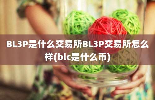 BL3P是什么交易所BL3P交易所怎么样(blc是什么币)