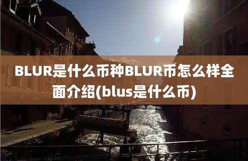 BLUR是什么币种BLUR币怎么样全面介绍(blus是什么币)