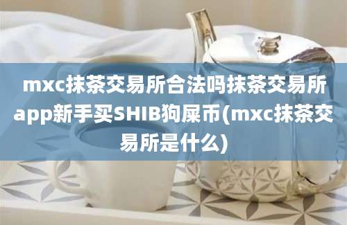 mxc抹茶交易所合法吗抹茶交易所app新手买SHIB狗屎币(mxc抹茶交易所是什么)