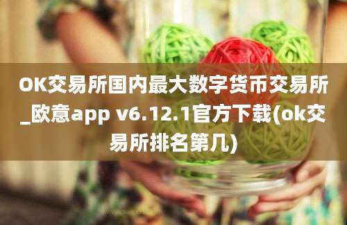 OK交易所国内最大数字货币交易所_欧意app v6.12.1官方下载(ok交易所排名第几)