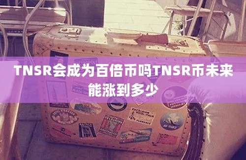 TNSR会成为百倍币吗TNSR币未来能涨到多少