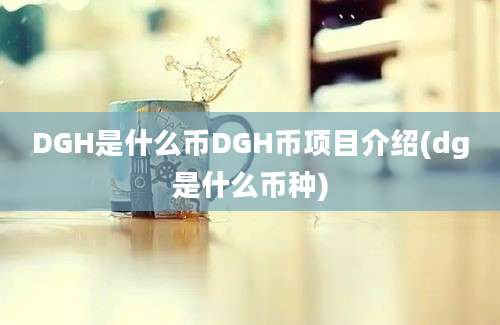 DGH是什么币DGH币项目介绍(dg是什么币种)