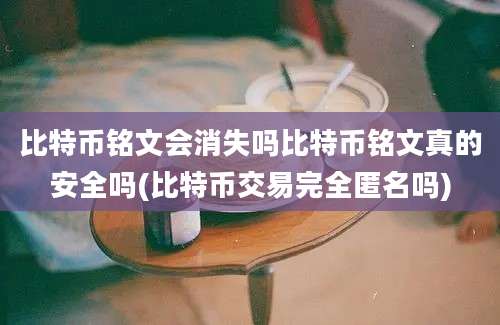 比特币铭文会消失吗比特币铭文真的安全吗(比特币交易完全匿名吗)