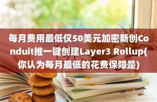 每月费用最低仅50美元加密新创Conduit推一键创建Layer3 Rollup(你认为每月最低的花费保障是)