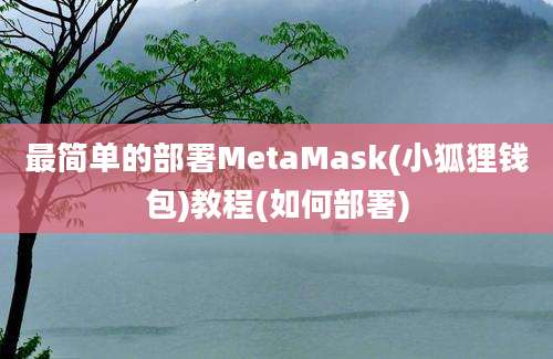 最简单的部署MetaMask(小狐狸钱包)教程(如何部署)