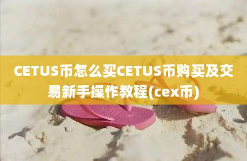 CETUS币怎么买CETUS币购买及交易新手操作教程(cex币)