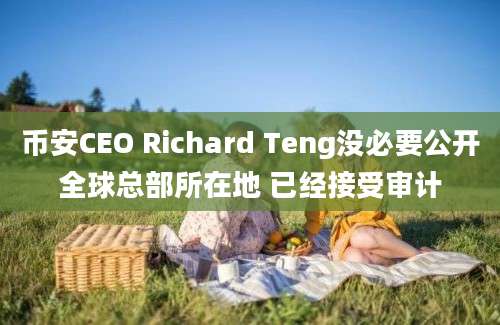 币安CEO Richard Teng没必要公开全球总部所在地 已经接受审计