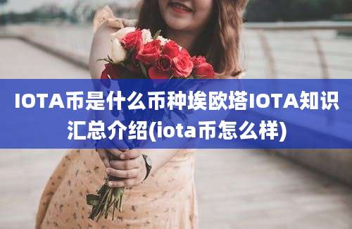 IOTA币是什么币种埃欧塔IOTA知识汇总介绍(iota币怎么样)