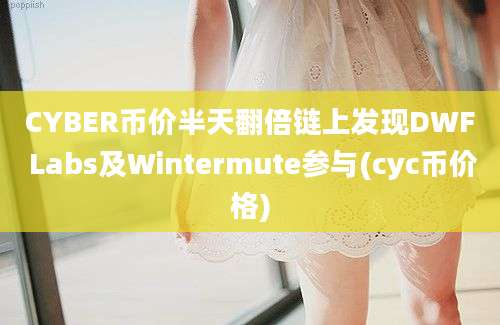 CYBER币价半天翻倍链上发现DWF Labs及Wintermute参与(cyc币价格)