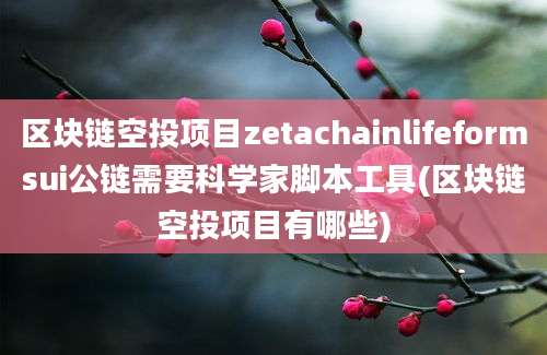 区块链空投项目zetachainlifeformsui公链需要科学家脚本工具(区块链空投项目有哪些)