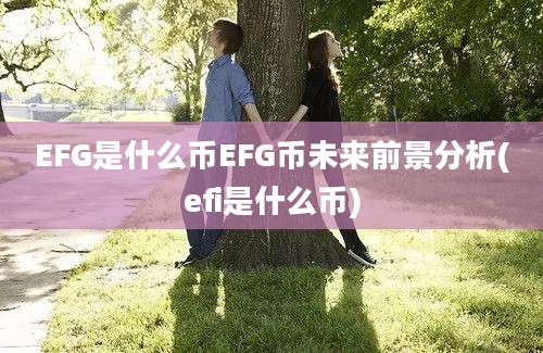 EFG是什么币EFG币未来前景分析(efi是什么币)