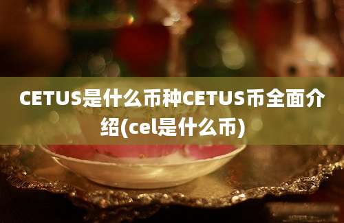 CETUS是什么币种CETUS币全面介绍(cel是什么币)