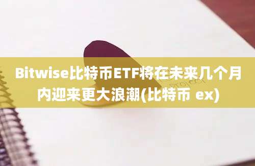 Bitwise比特币ETF将在未来几个月内迎来更大浪潮(比特币 ex)