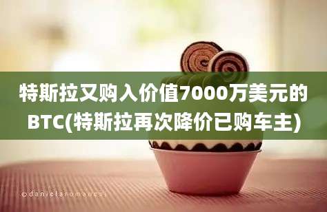 特斯拉又购入价值7000万美元的BTC(特斯拉再次降价已购车主)