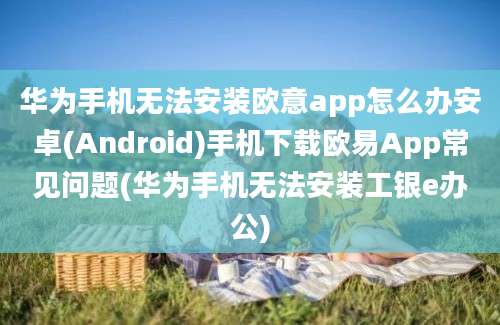 华为手机无法安装欧意app怎么办安卓(Android)手机下载欧易App常见问题(华为手机无法安装工银e办公)