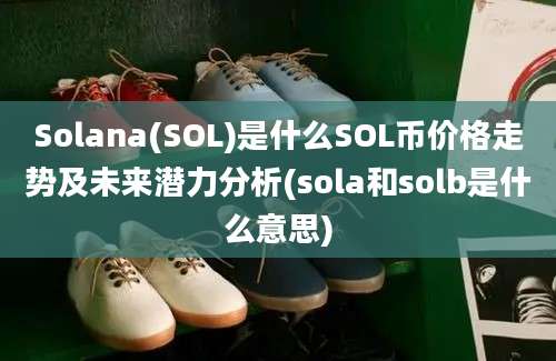 Solana(SOL)是什么SOL币价格走势及未来潜力分析(sola和solb是什么意思)