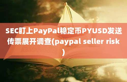 SEC盯上PayPal稳定币PYUSD发送传票展开调查(paypal seller risk)