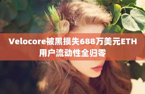 Velocore被黑损失688万美元ETH用户流动性全归零