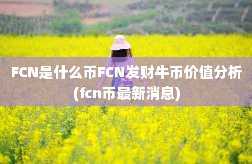 FCN是什么币FCN发财牛币价值分析(fcn币最新消息)