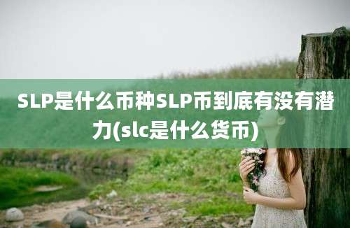 SLP是什么币种SLP币到底有没有潜力(slc是什么货币)