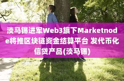 淡马锡进军Web3旗下Marketnode将推区块链资金结算平台 发代币化信贷产品(淡马锡)