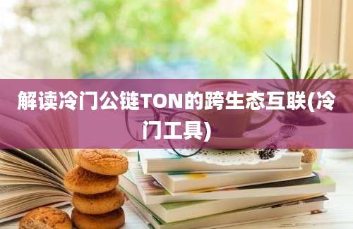 解读冷门公链TON的跨生态互联(冷门工具)