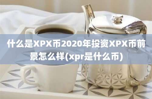 什么是XPX币2020年投资XPX币前景怎么样(xpr是什么币)