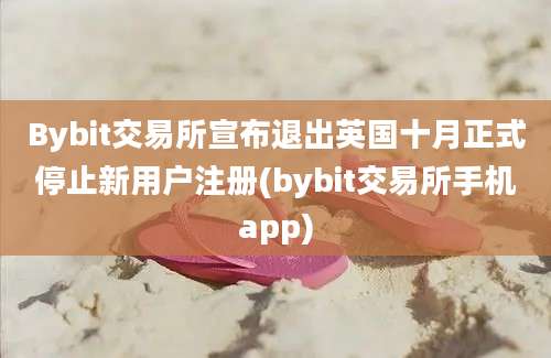 Bybit交易所宣布退出英国十月正式停止新用户注册(bybit交易所手机app)