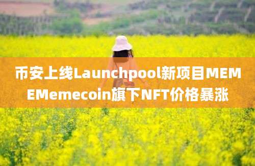 币安上线Launchpool新项目MEMEMemecoin旗下NFT价格暴涨